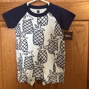 Tea romper, NWT.